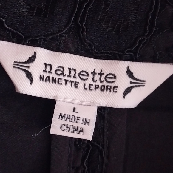 Nanette Lepore Black Lace One Button Blazer - Picture 5 of 10